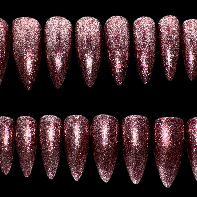 FROZEN BLACKBERRIES - Set of 20 Nails - Stiletto/Medium