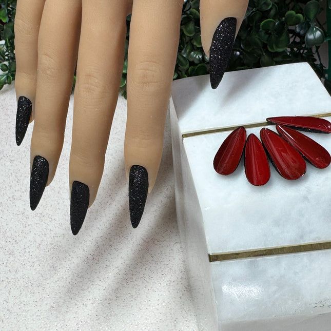 NYC RED BOTTOMS / ALOMD-LONG / SET SIZE X-SMALL / NAIIL COUNT: 10