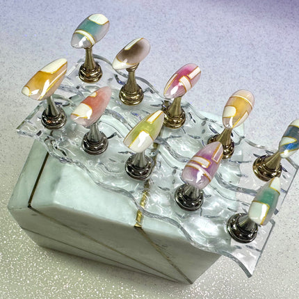 Spring Fling - Medium/Almond - Reusable Set of 10 Nails