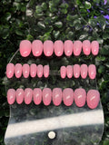 PINKALICIOUS - Short / Round - Set of 28 nails