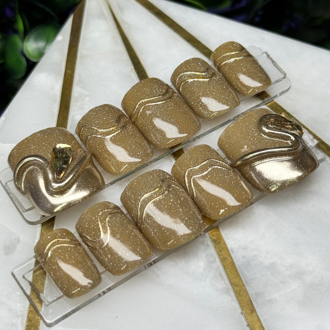 Golden Flex: Square/Short, Set Size: XL, 10 PCS