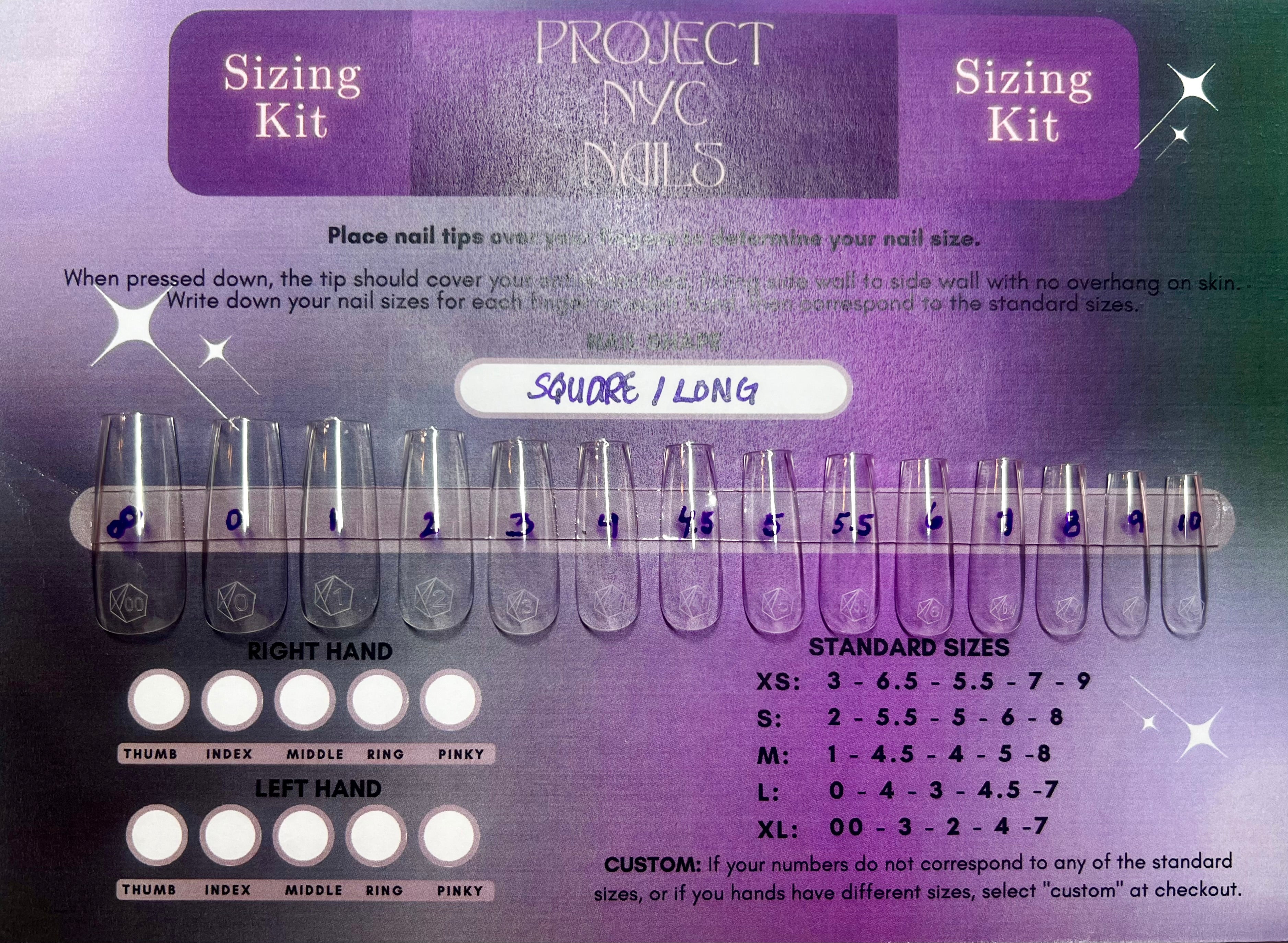 Sizing Kit for Apres Brand Nails