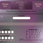 Project NYC Nails Sizing Kit for Apres Brand Nails