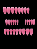 PINK KISSES - Set of 28 Nails - Stiletto/Short