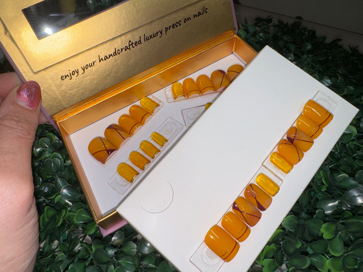 HARVEST - SET OF 28 NAILS - SQUARE / X-SHORT