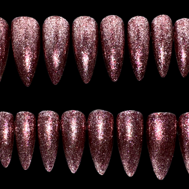 Frozen Blackberries - Set of 20 Nails - Stiletto/Medium