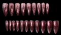 FROZEN BLACKBERRIES - Set of 20 Nails - Stiletto/Medium