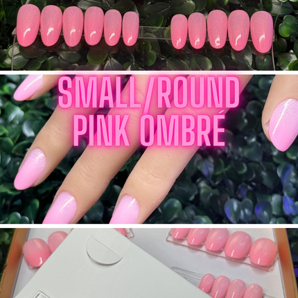 PINKALICIOUS - Short / Round - Set of 28 nails