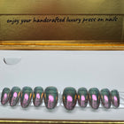 NYC's Dark Moon / Set Size: Med / Shape: Round / Length: Short￼