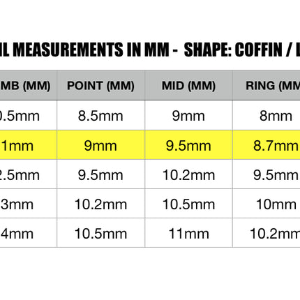 Flower Story Pt. 2 / Shape:Coffin - Length:Short / Set Size: Small of REUSABLE nails