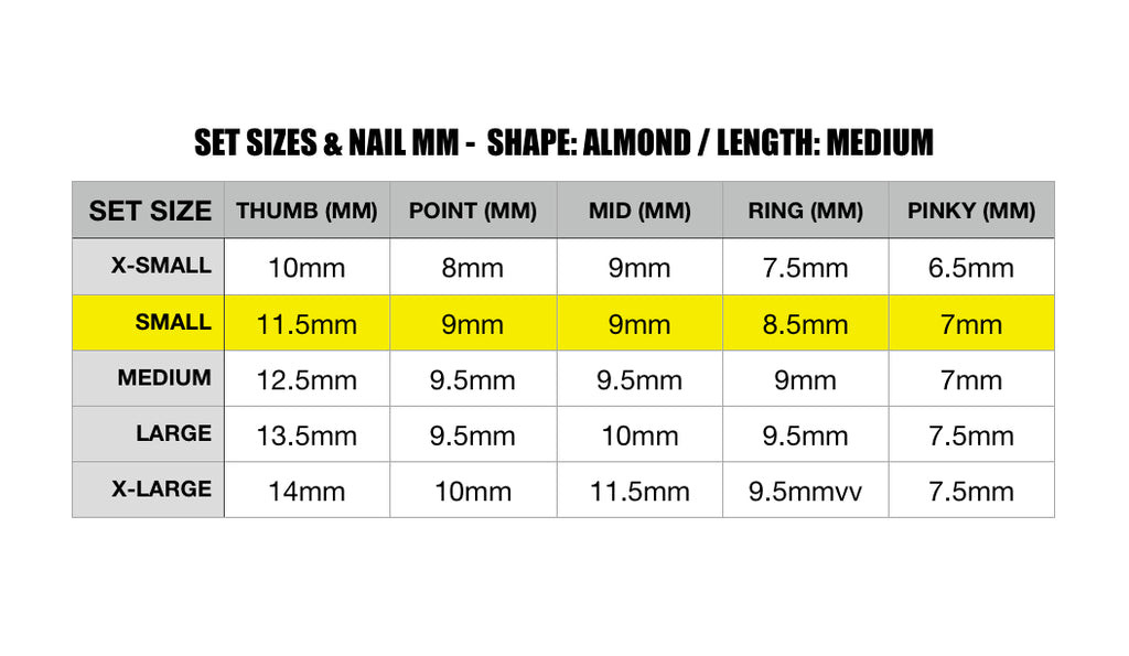 UPTOWN GIRL / ALOMD-MEDIUM / NAIL COUNT - 10 / Set Size - Small / REUSABLE