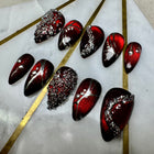 Dawn / Set Size: Small / Length: X-Short / Shape: Stiletto / 10 Press-ons / Reusable Nails