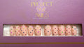 Rainbow Skittles Set size: Medium / Shape: Stiletto / Length: Medium, Reusable press-on nails, 10 PCS