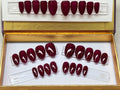 First Sign of Fall - Shape/Almond- Length/Short - Set of 28 False Nails - REUSABLE NAILS