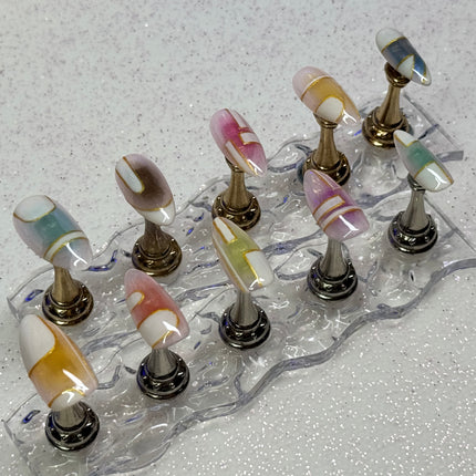 Spring Fling - Medium/Almond - Reusable Set of 10 Nails