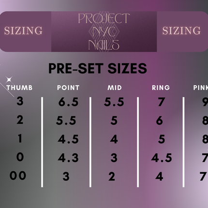 DO YOU FIT INTO ANY OF MY PRE-SET SIZES?