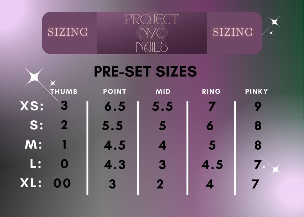 DO YOU FIT INTO ANY OF MY PRE-SET SIZES?